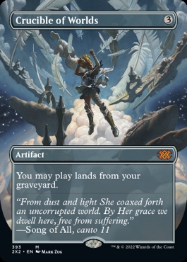 🔥 Crucible of Worlds Double Masters 2022 Alternate Art